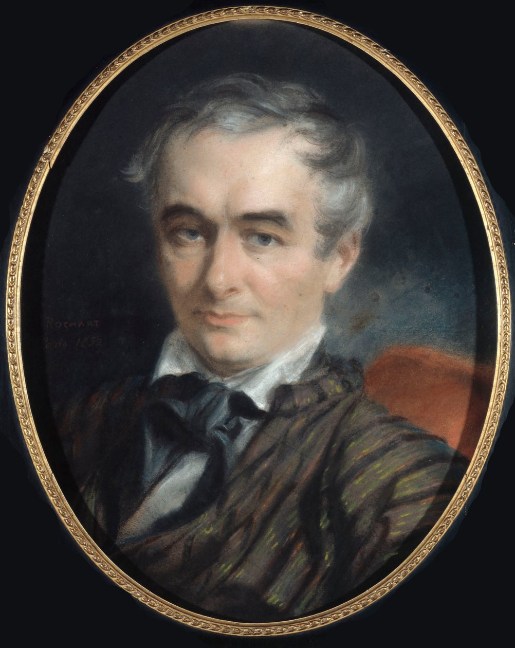 Portrett av forfatteren Prosper Mérimée 1803-1870, 1852. av Simon Jacques Rochard