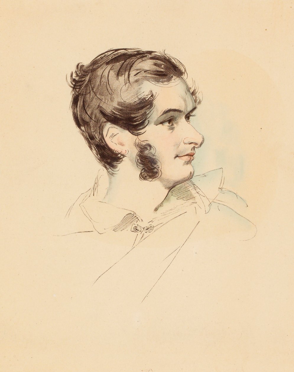 Portrett av forfatteren Prosper Mérimée 1803-1870, ca. 1850. av Simon Jacques Rochard