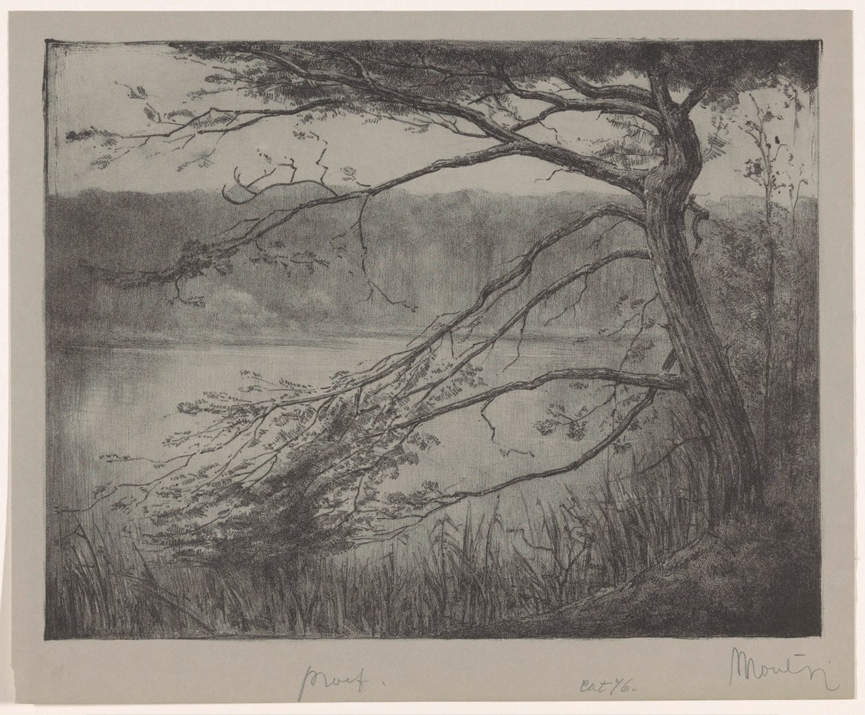 Ven ved Oisterwijk av Simon Moulijn (signed by artist)