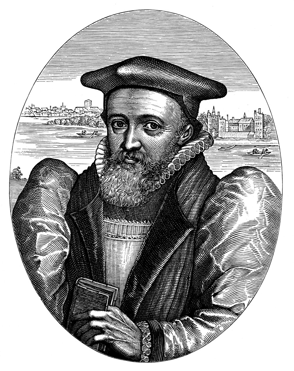 George Abbott 1562-1633, engelsk geistlig og erkebiskop av Canterbury, 1600-tallet av Simon Pass