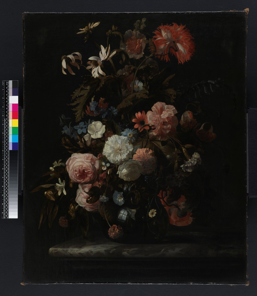 Gruppe med blomster, før 1721 (olje på lerret) av Simon Peeterz Verelst