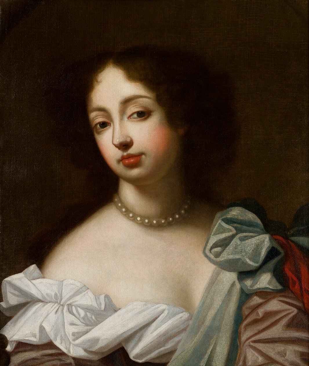 Portrett av Louise de Kérouaille, hertuginne av Portsmouth, ca. 1680-1700 (olje på lerret) av Simon Peeterz Verelst