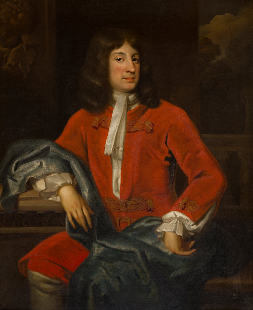 Portrett av Sir Thomas Wilbraham, 3rd Bt. (1630-1692), ca. 1664-92 (olje på lerret) av Simon Peeterz Verelst