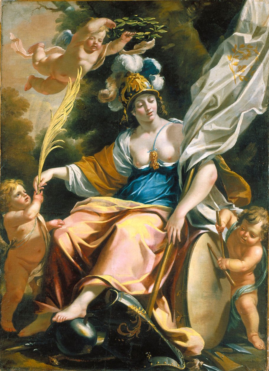 Allegori over seieren av Simon Vouet