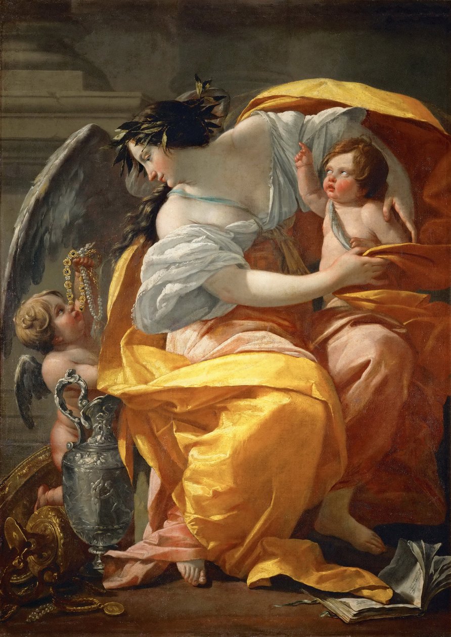 Allegori om rikdom av Simon Vouet