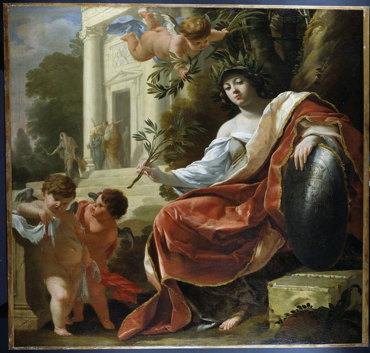 An Allegory of Peace (olje på lerret) av Simon Vouet