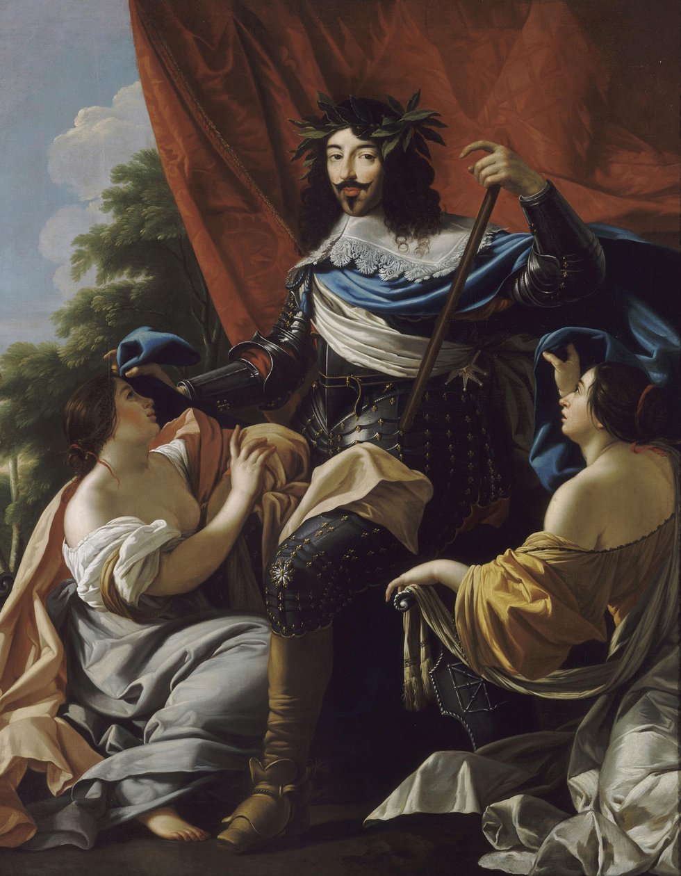 Portrett av Ludvig XIII av Frankrike 1601-1643 av Simon, Vouet