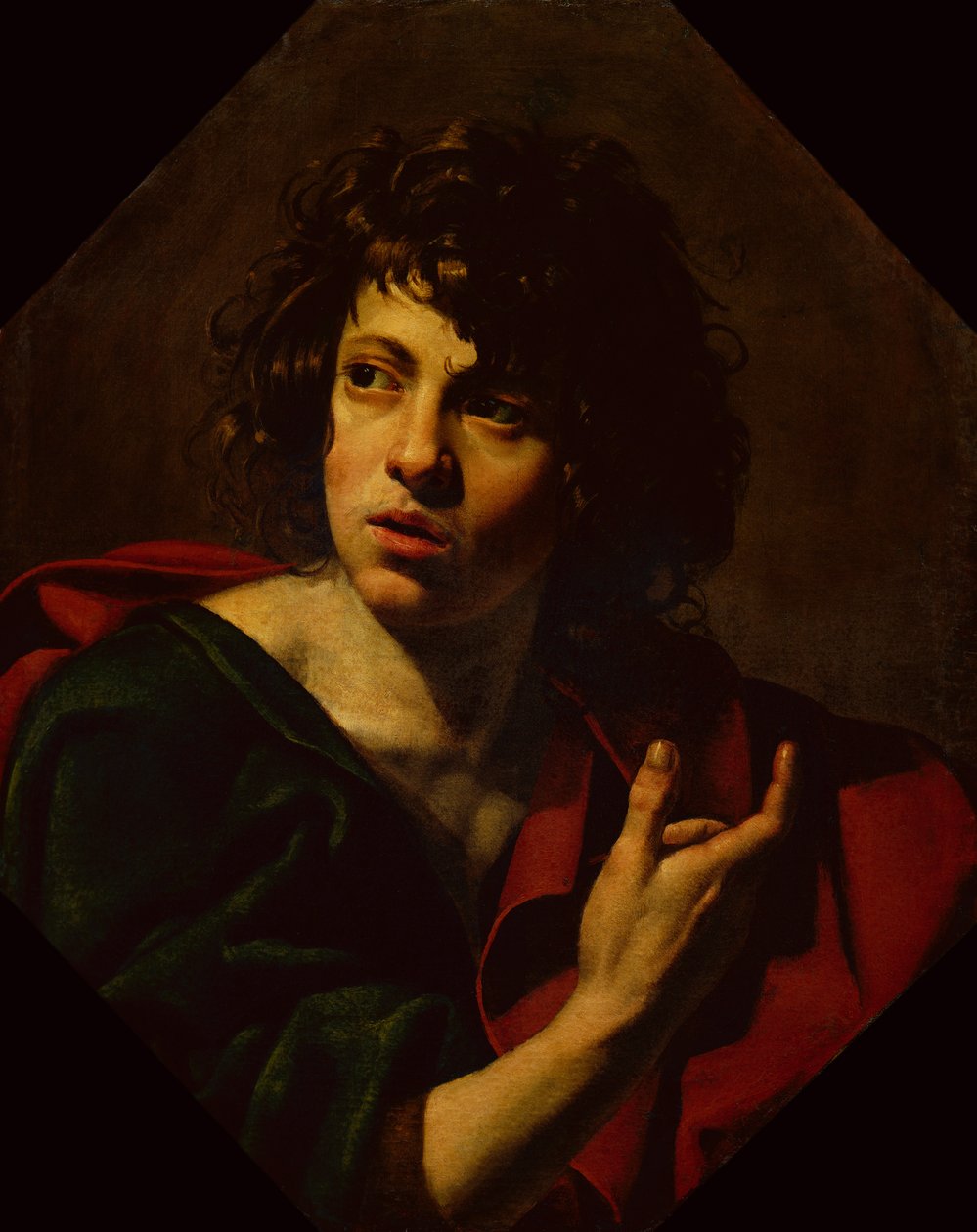Evangelisten Johannes (olje på lerret) av Simon Vouet