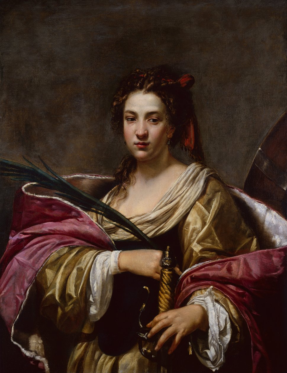 St.Catherine (olje på lerret) av Simon Vouet