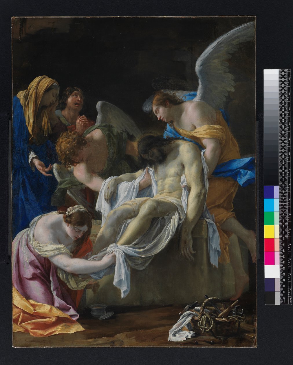 Gravleggingen, 1635-1638 av Simon Vouet