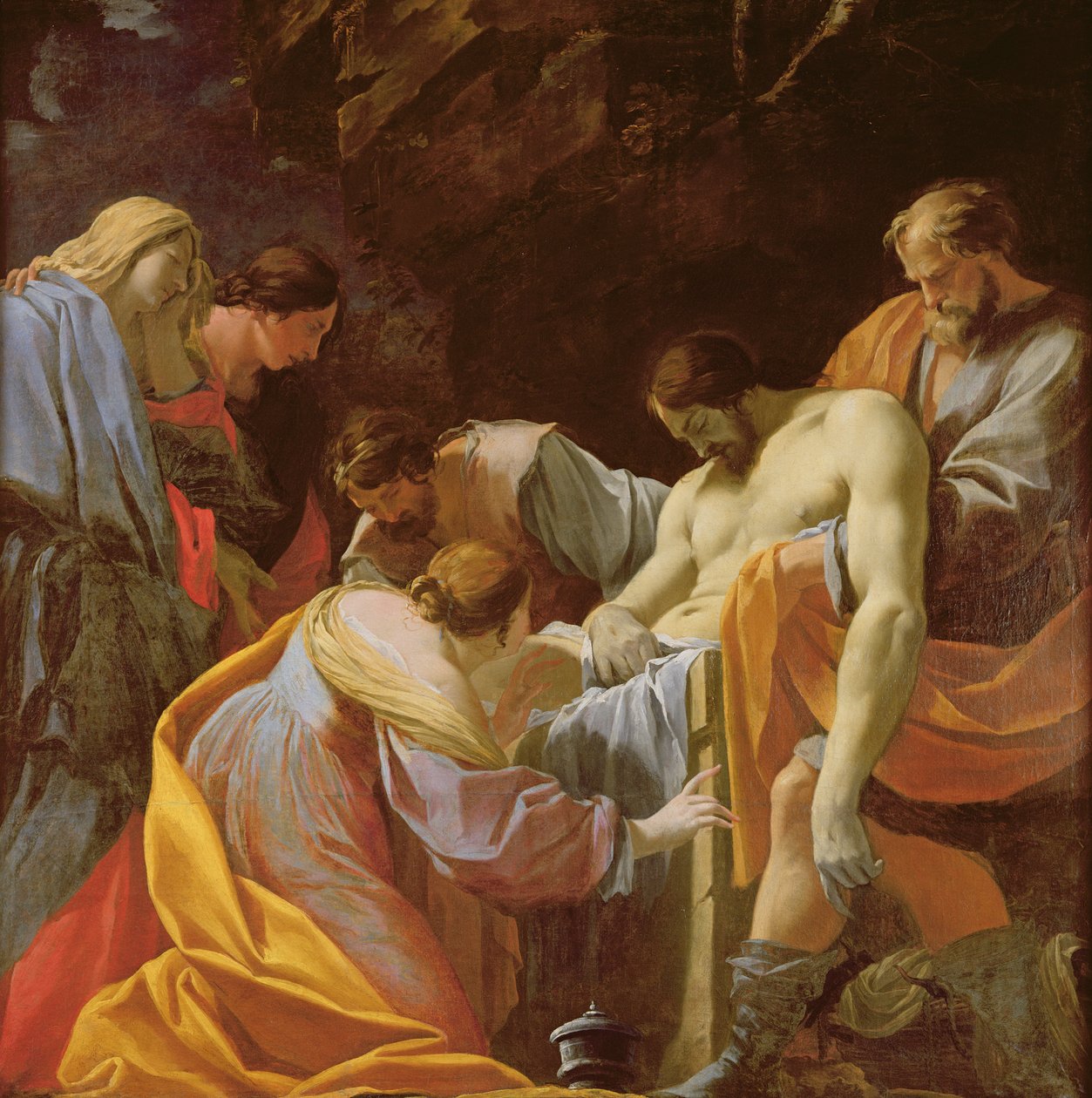 Kristi gravlegging av Simon Vouet