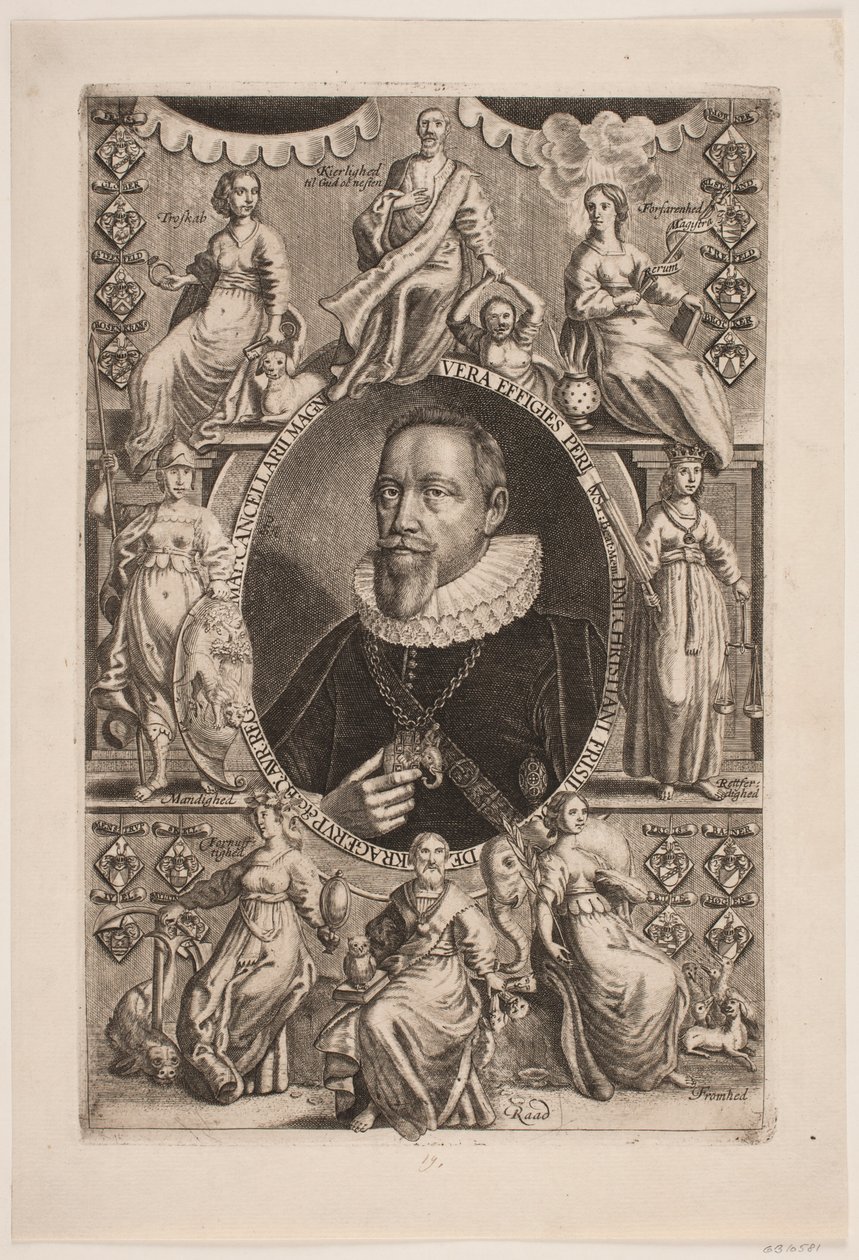 kansler Christian Friis av Simon de Pas