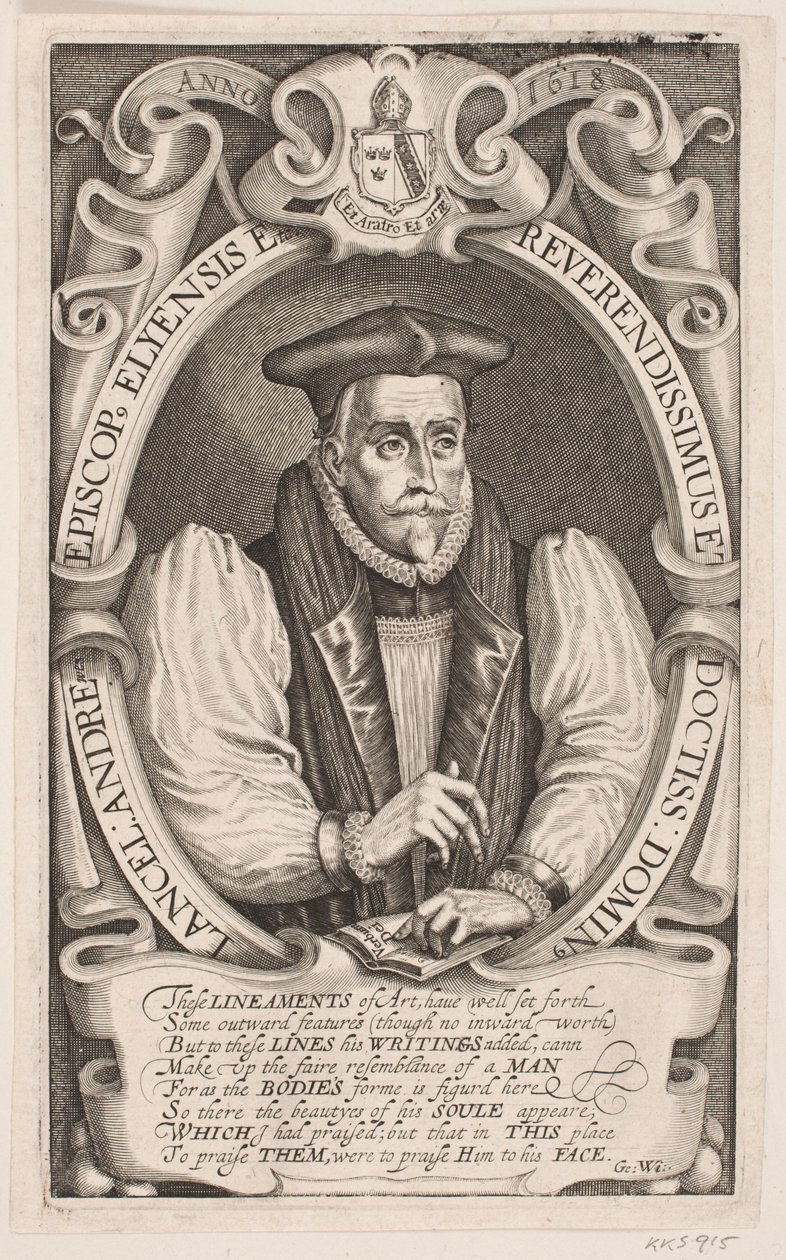 Lancelot Andrews, biskop av Winchester av Simon de Pas