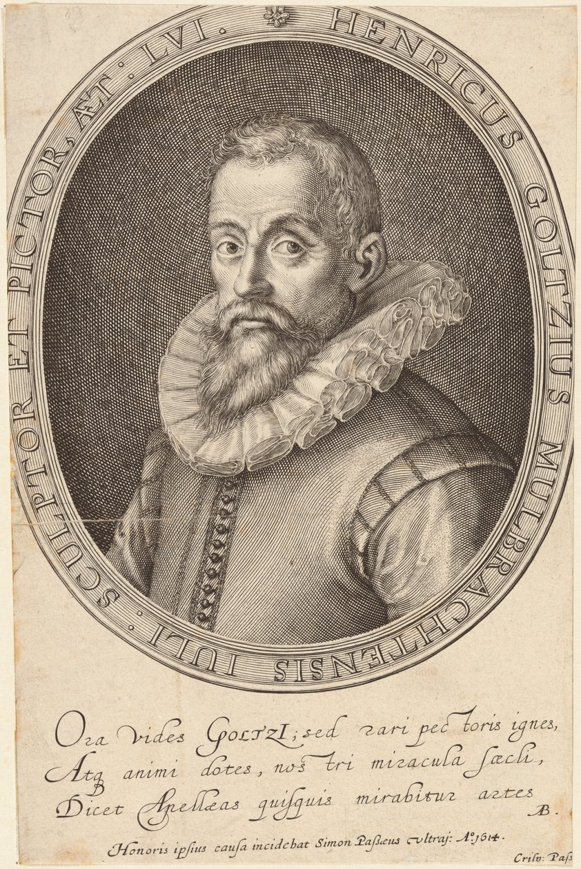 Hendrik Goltzius av Simon de Passe