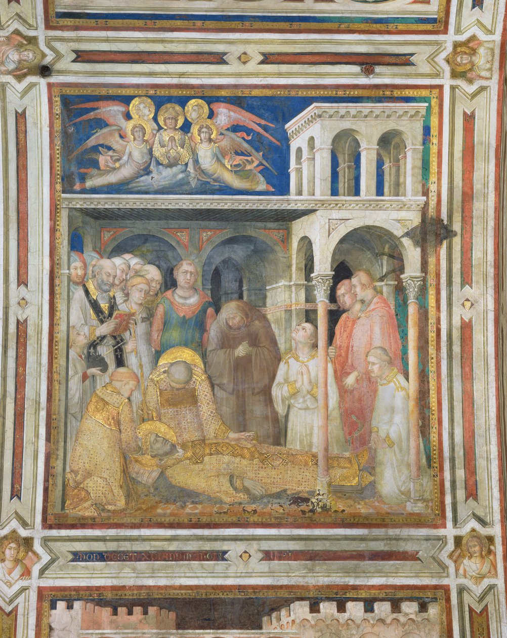 St. Martins død, fra St. Martins liv, ca. 1322-26 av Simone Martini