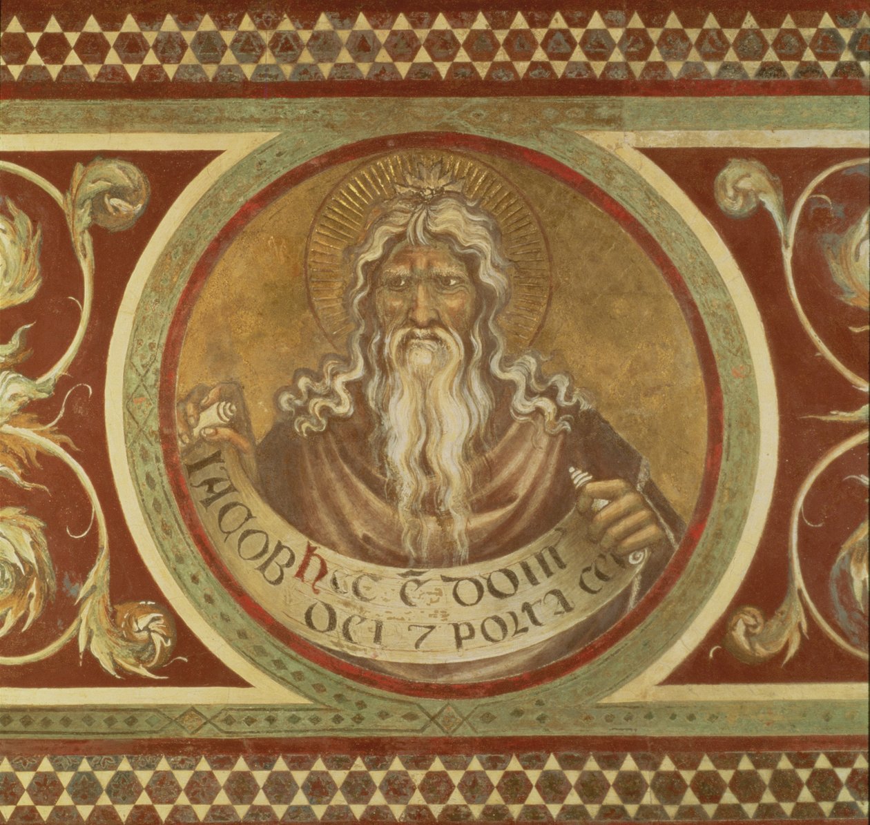 Maesta: Jacob, detalj fra rammen, 1315 (detalj av 51591) av Simone Martini