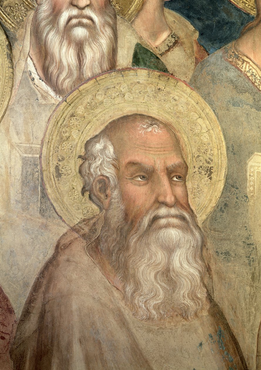 Maesta: St. John the Evangelist, 1315 (detalj av 51591) av Simone Martini