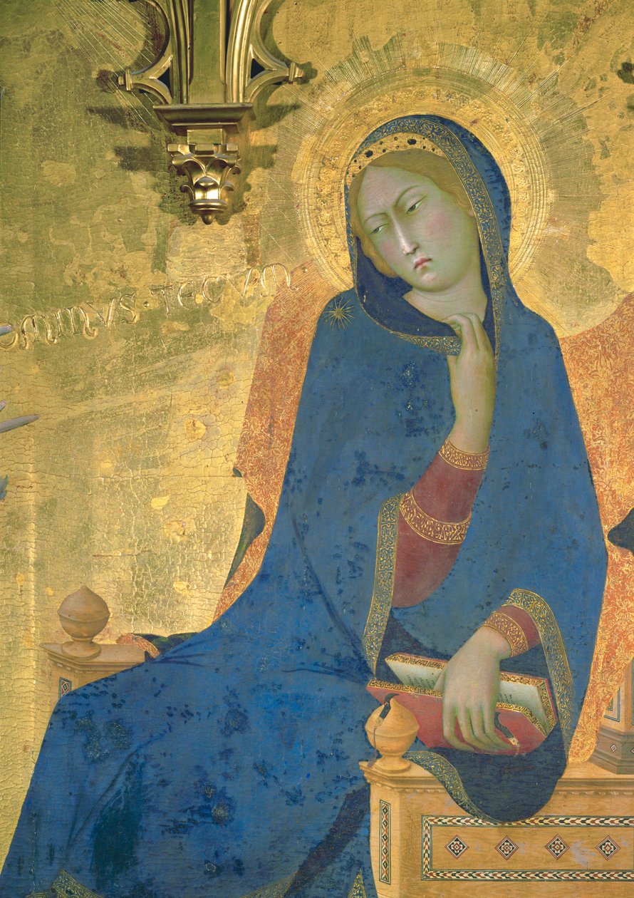 Bebudelse (tempera på tre) av Simone Martini