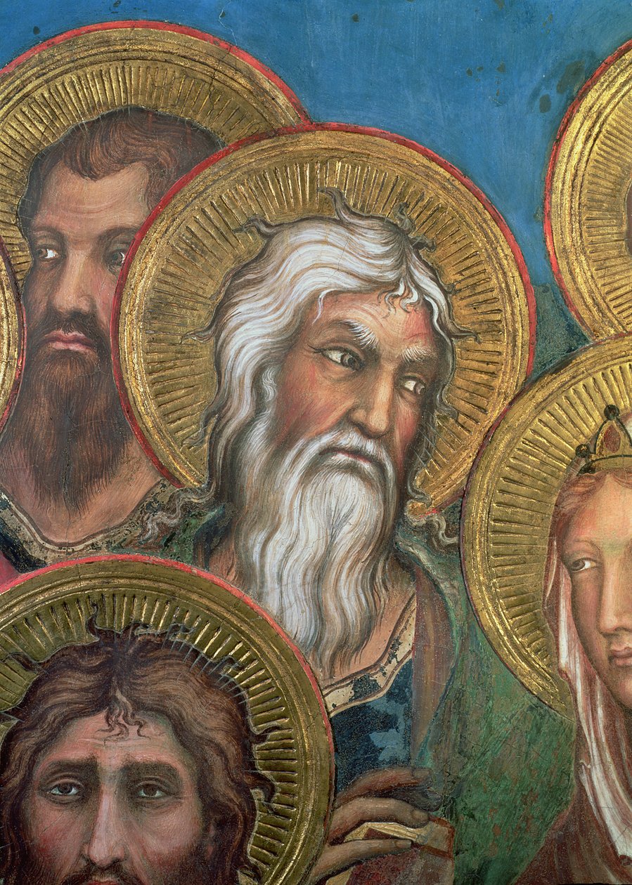 Maesta: St. Andrew, 1315 (detalj av 51591) av Simone Martini