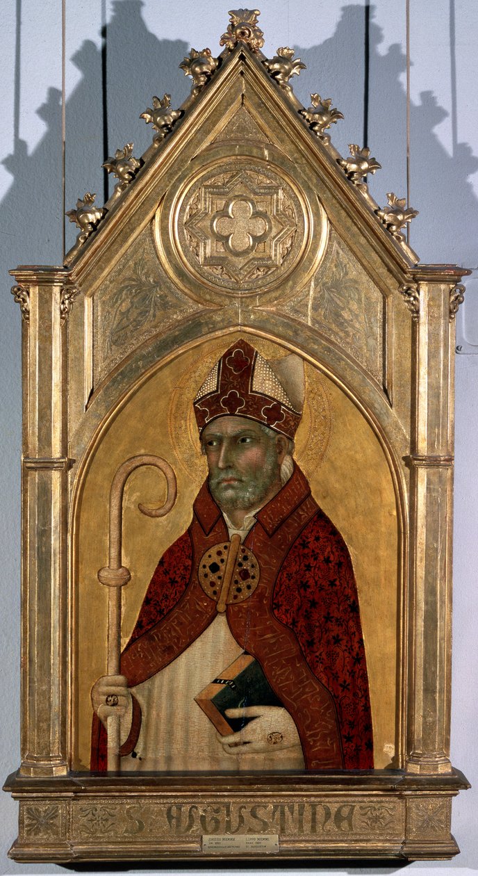 Saint Augustine, 1320-årene. av Simone Martini