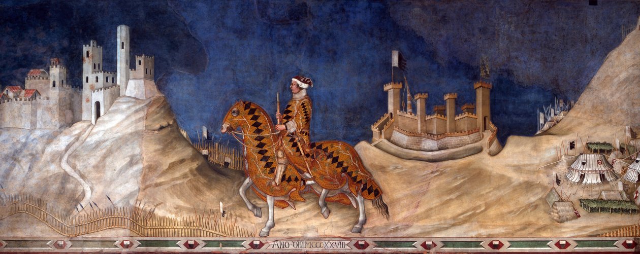 Guidoriccio da Fogliano, 1328 av Simone Martini di