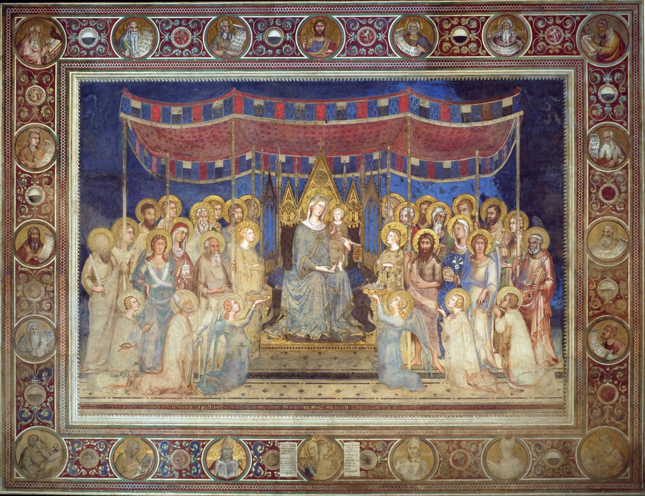 Deres Majestet, 1315-1321 av Simone Martini di
