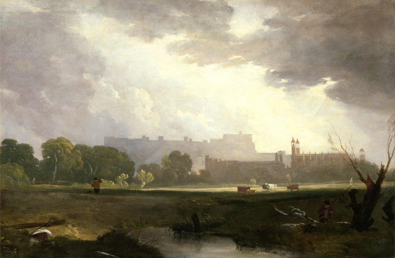 Windsor fra Eton av Sir Augustus Wall Callcott