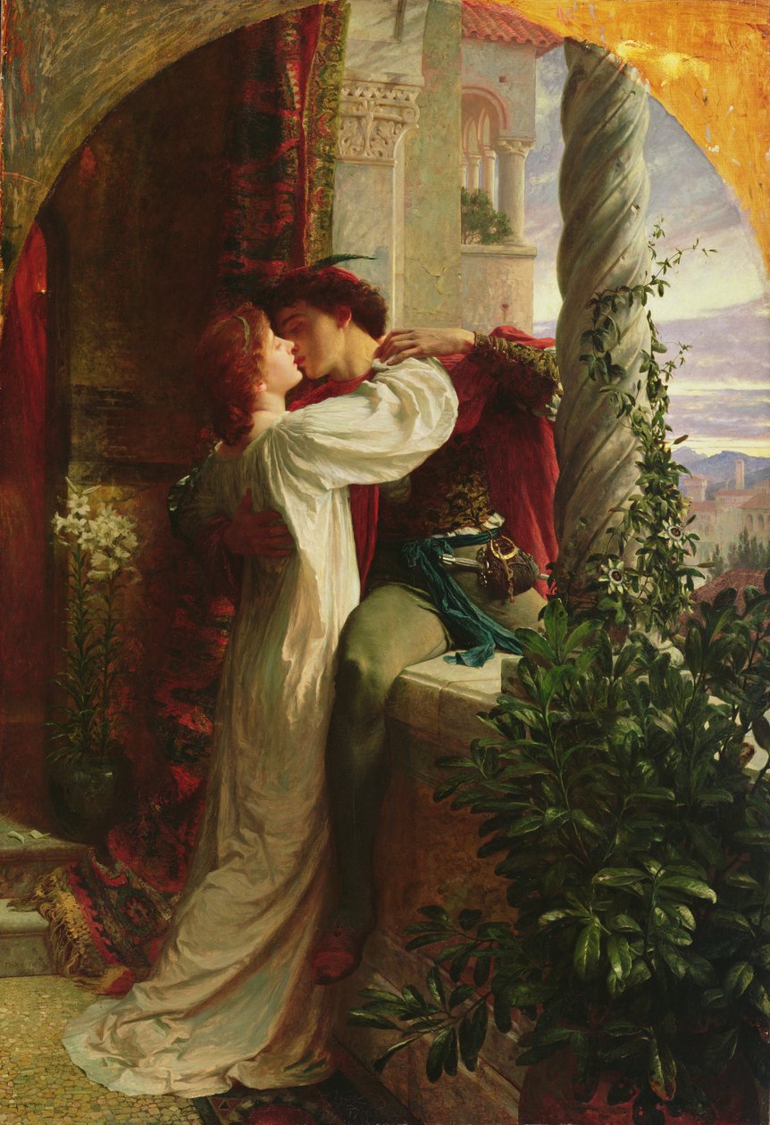 Romeo og Julie, 1884 av Frank Dicksee