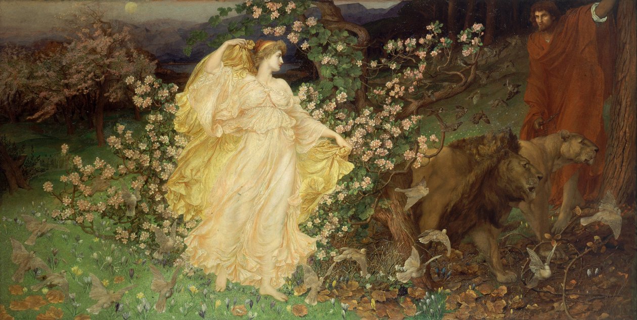Venus og ankiser av William Blake Richmond