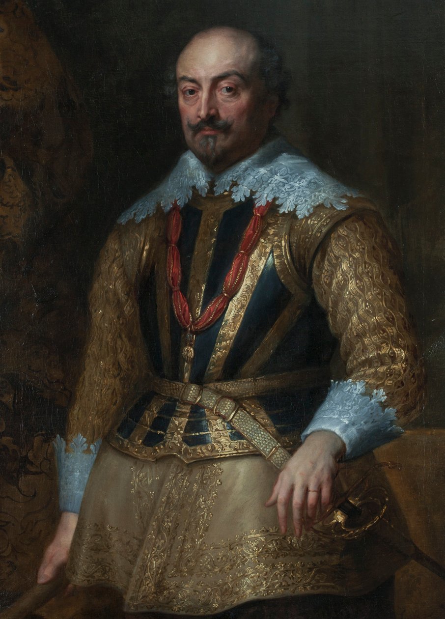 Portrett av Johannes VIII av Nassau-Siegen 1583-1638, ca. 1628-1629. av Sir Anthony van Dyck