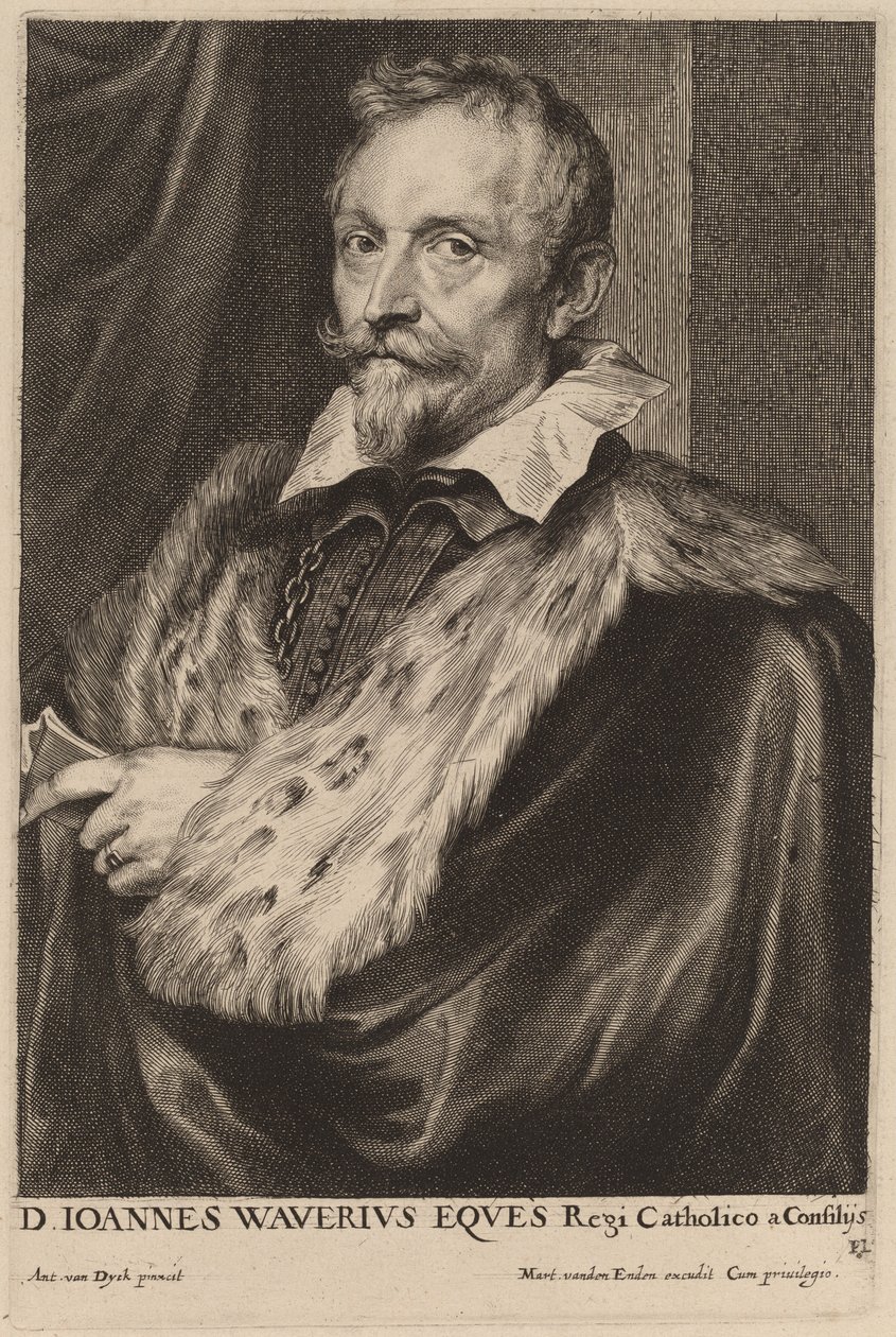 Jan van der Wouwer av Sir Anthony van Dyck and Paulus Pontius