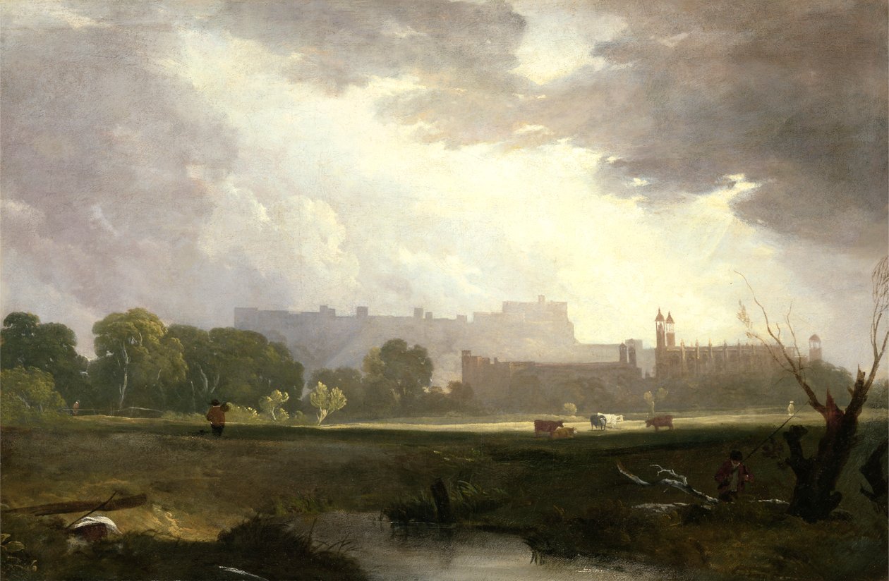 Windsor fra Eton av Sir Augustus Wall Callcott