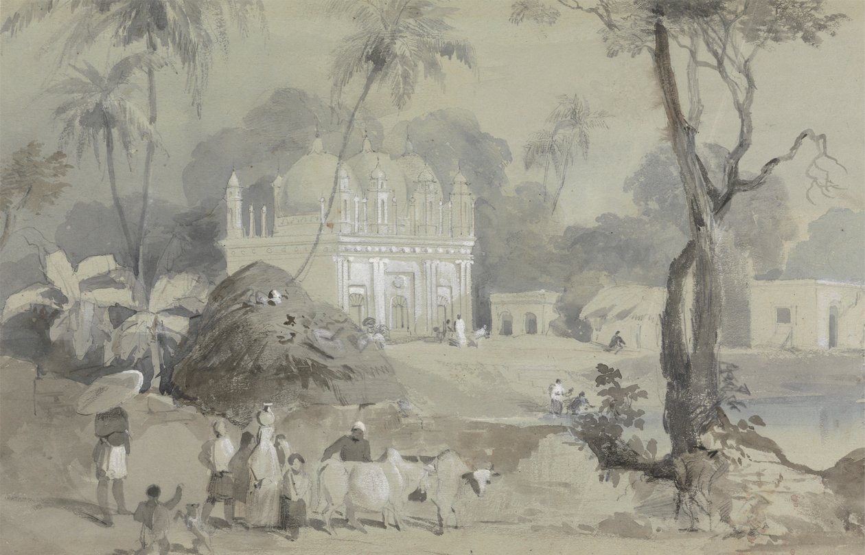 Moskeen i Borranypore av Sir Charles D