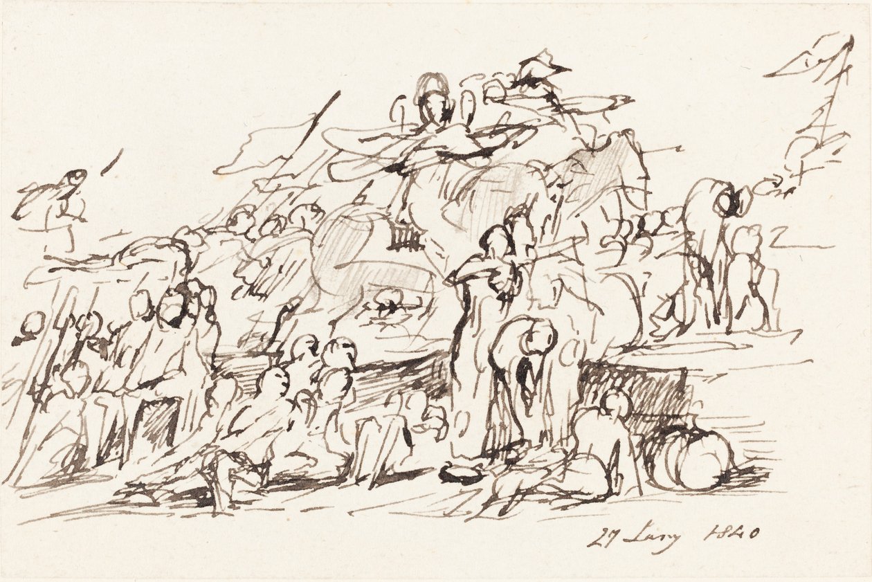 Kampscene av Sir David Wilkie
