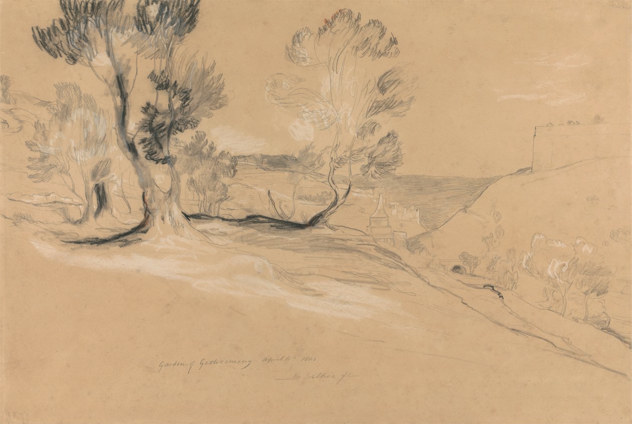 Getsemane hage av Sir David Wilkie
