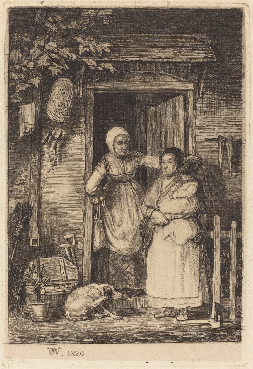 Hyttedøren av Sir David Wilkie
