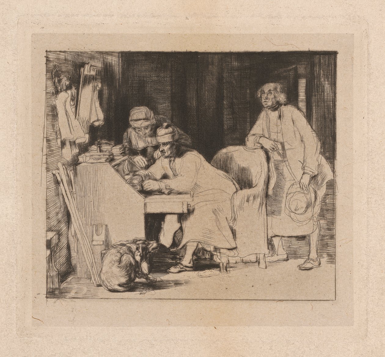 Den tapte kvitteringen av Sir David Wilkie