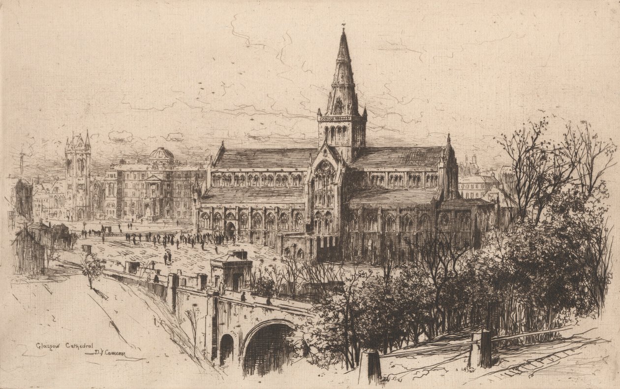Glasgow katedral av Sir David Young Cameron