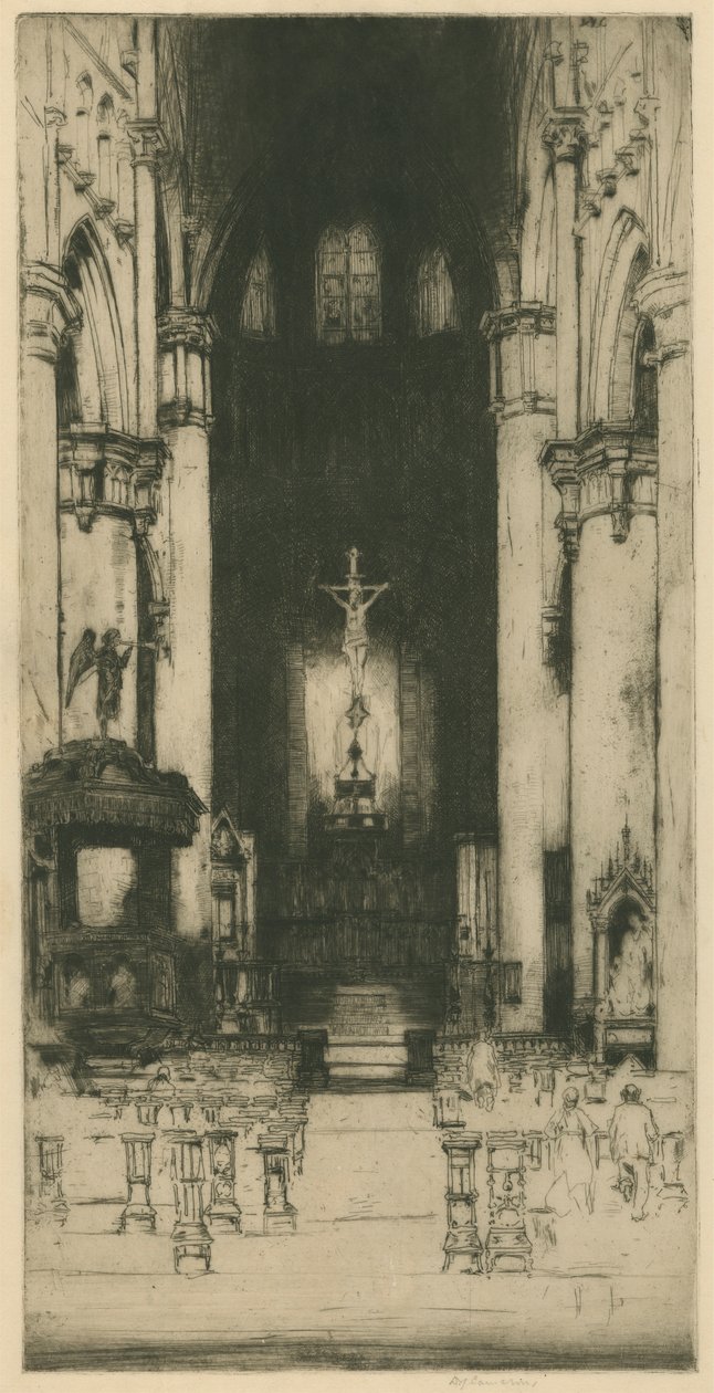 Notre Dame, Dinant [Belgisk sett: nr. 8] av Sir David Young Cameron