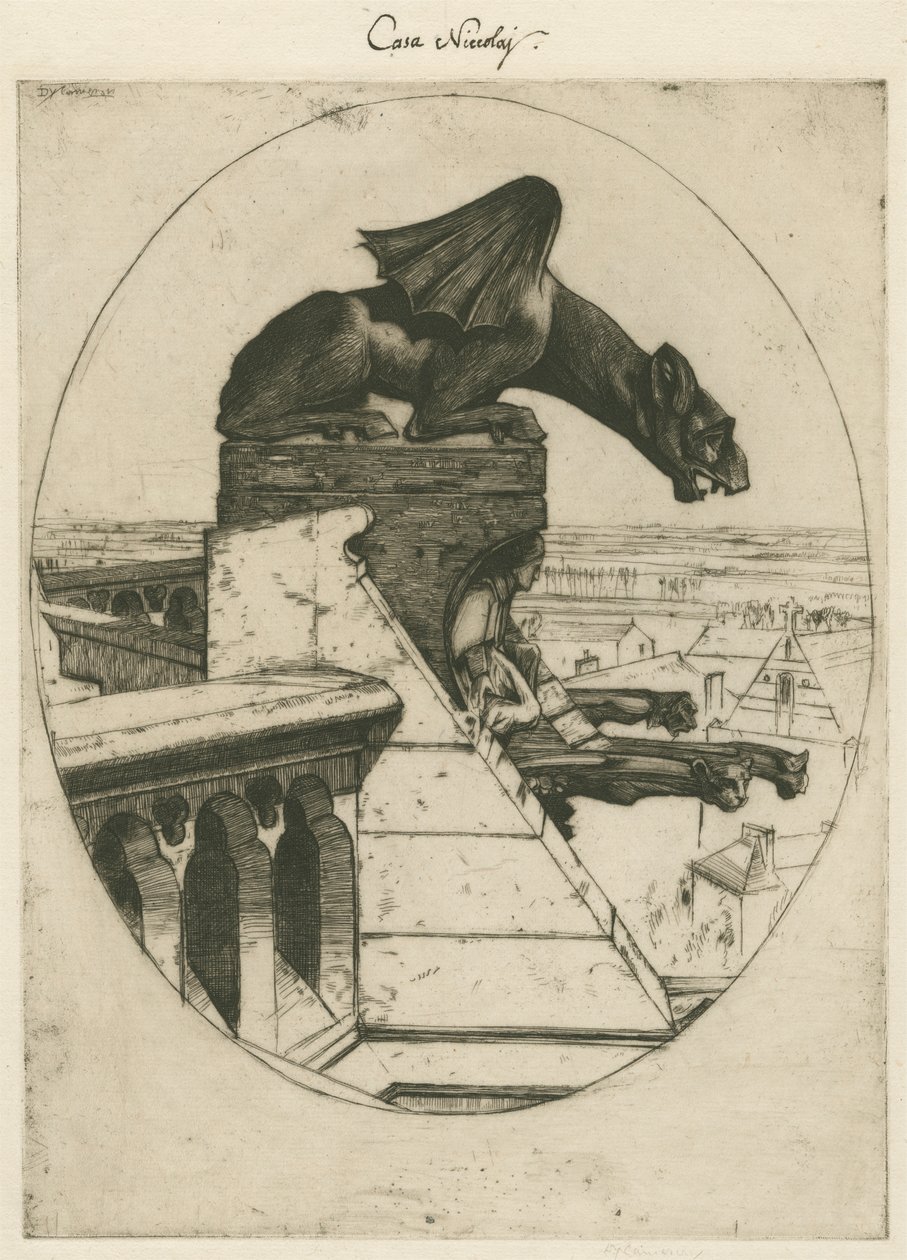 Chimera of Amiens av Sir David Young Cameron
