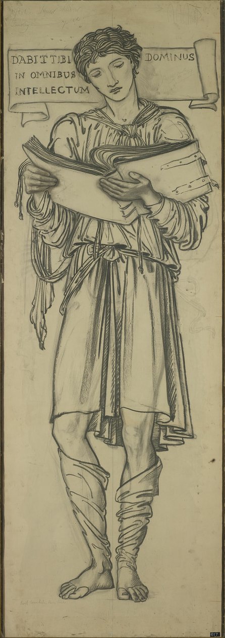Timothy (Tegneserie for Lady Chapel østvindu) av Sir Edward Burne Jones