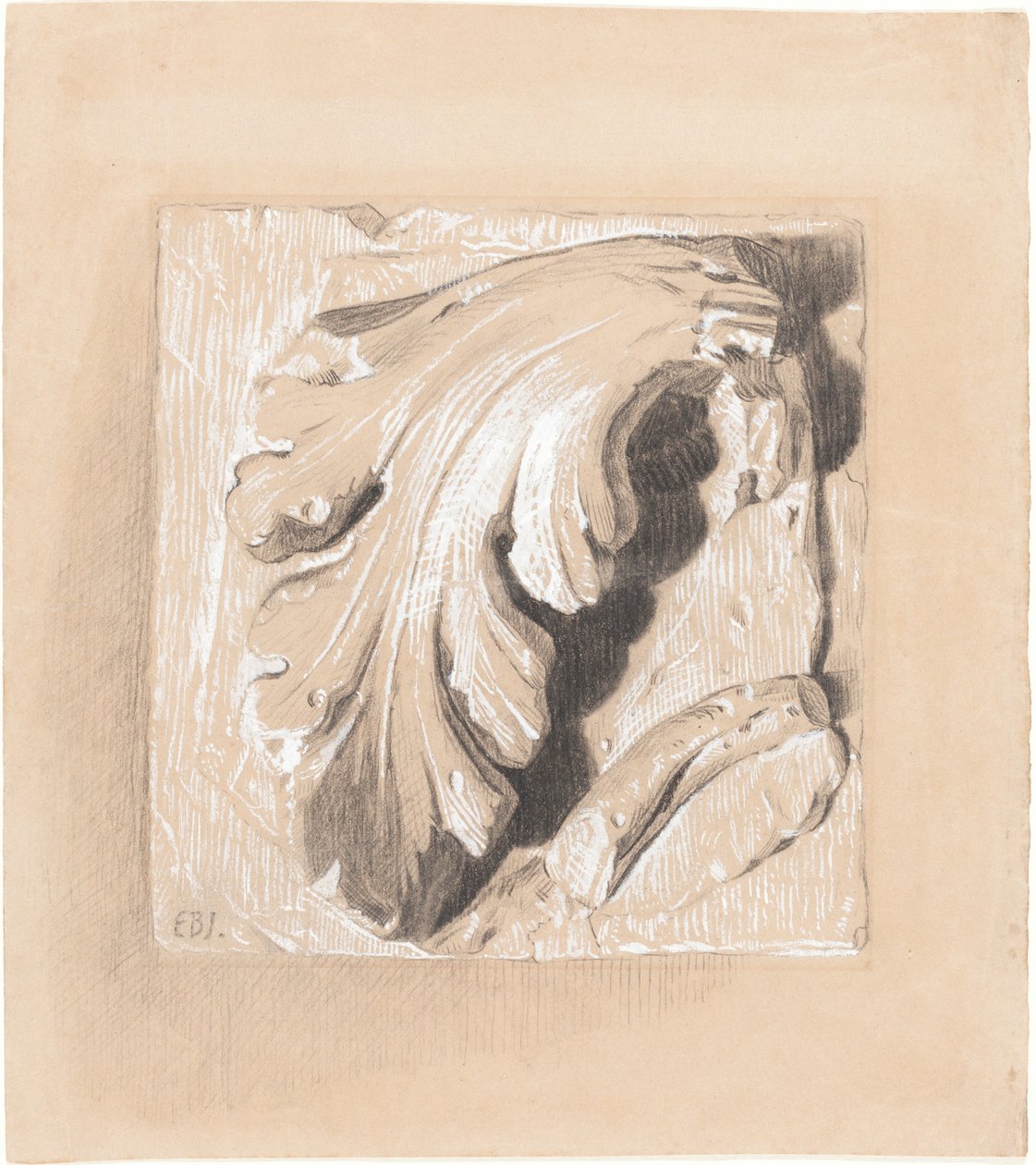 Et fragment fra en antikk frise av Sir Edward Coley Burne Jones