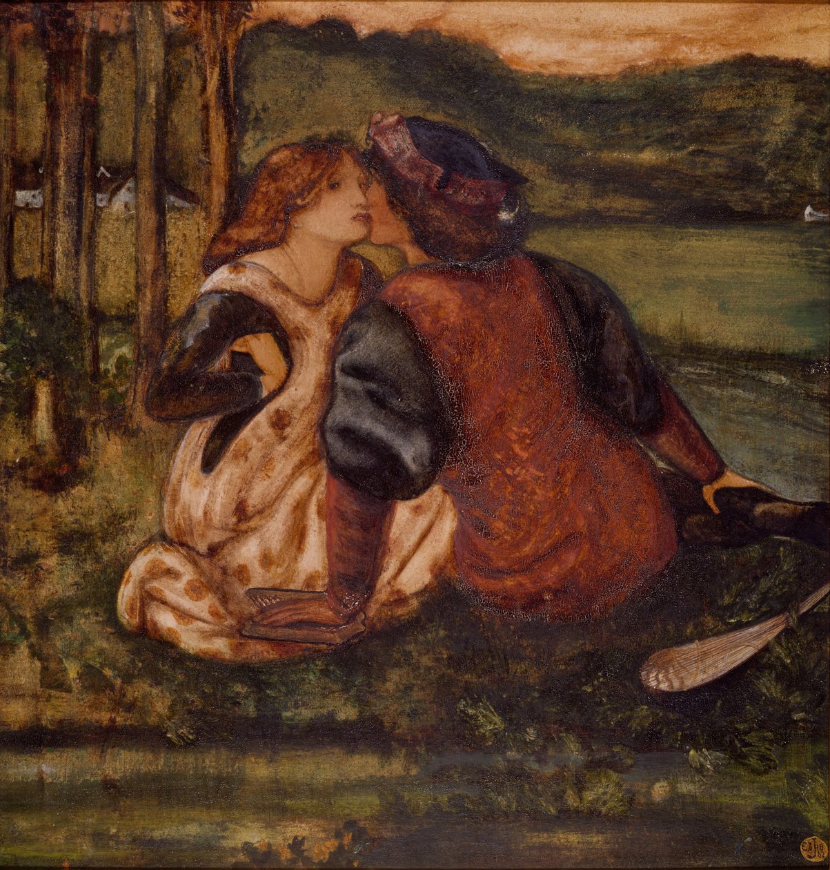 En idyll, midten av slutten av 1800-tallet. av Sir Edward Coley Burne Jones