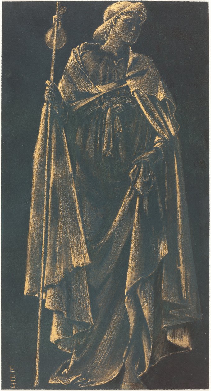 Tjenende engel av Sir Edward Coley Burne Jones