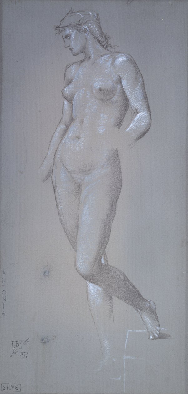 Antonia, 1877 av Sir Edward Coley Burne Jones