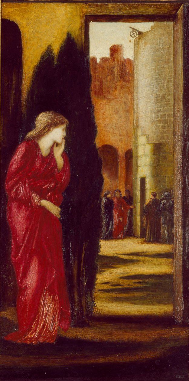 Danäe og det frekke tårnet, 1872 av Sir Edward Coley Burne Jones