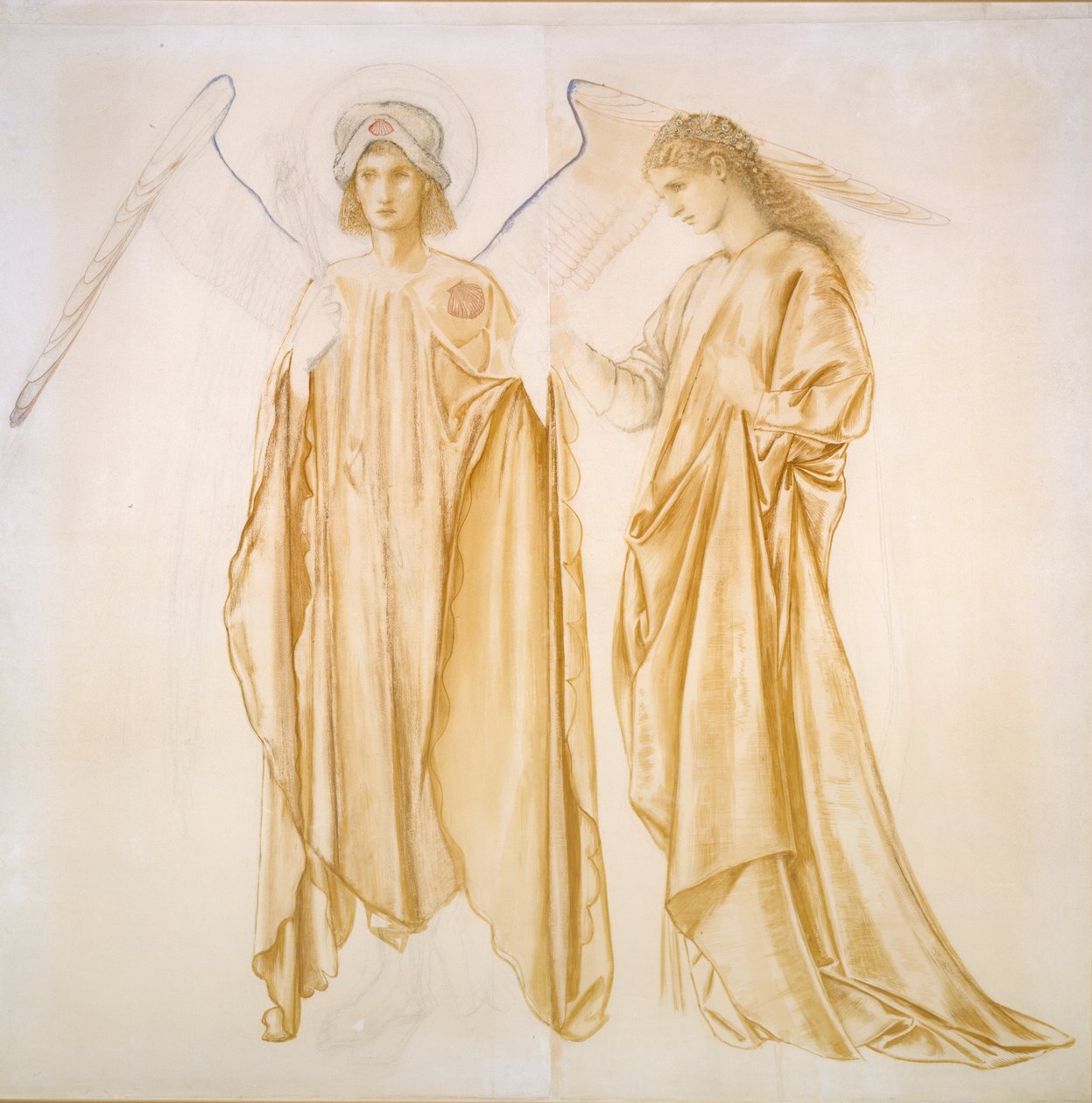 Elsker å bringe Alcestis tilbake fra graven, 1863 av Sir Edward Coley Burne Jones