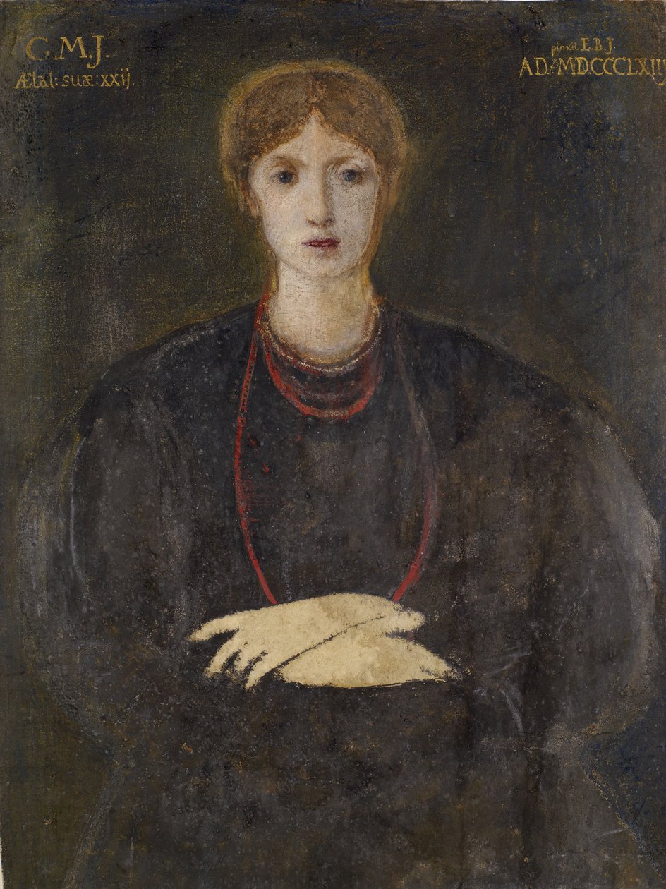 Portrett av Georgiana Burne-Jones 1840-1920, 1863. av Sir Edward Coley Burne Jones