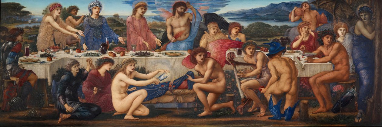 Peleus-festen, midten av slutten av 1800-tallet. av Sir Edward Coley Burne Jones