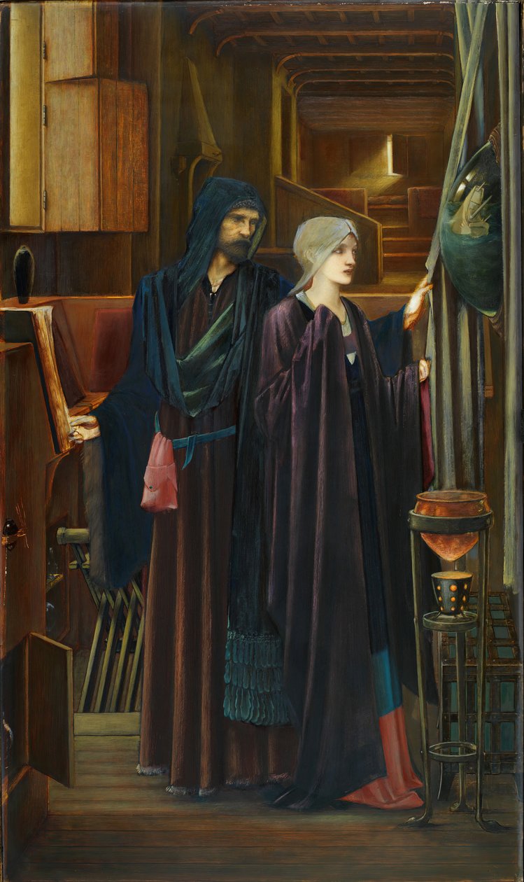 Trollmannen, 1898. av Sir Edward Coley Burne Jones